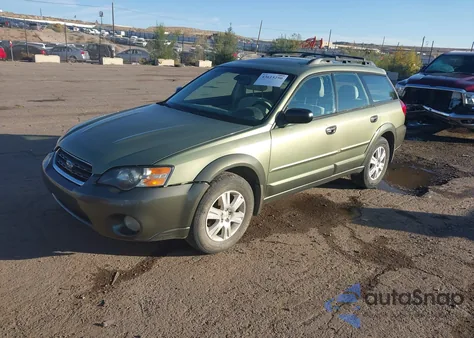 2005 Subaru Outback 2.5I z USA, uszkodzony, nr VIN 4S4BP61C057360394
